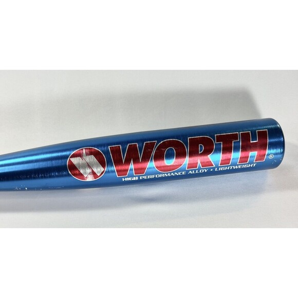 Worth Copperhead Blue Teeball Bat Model TB4 26 inch 16 oz 2 1/4" Diameter Bat - Picture 6 of 14
